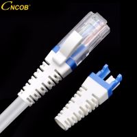 【Hot-Selling】 System Zone CNCOB ฝา RJ45 Cat6a Cat5e CAT6ตัวเชื่อมต่อเครือข่ายฝาครอบอีเทอร์เน็ต TPU 100ชิ้นรูรับแสง: 5.5-7.0มม