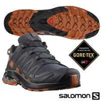 [Solomon SALOMON] Mens Wide Last Lightweight Wild Shoes XA PRO 3D V8 Gtx _ Black/Brown/Black _410428