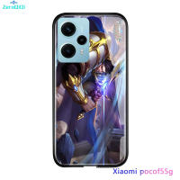 เคส ZeroQiQi สำหรับ Xiaomi Poco F5 5G Poco F5 Pro 5G X5 Poco 5G Redmi Note 12 Turbo 5G เคสหรูเคสเกม MLBB เกมมือถือสำหรับกระจกนิรภัยมันวาวด้านหลัง Mobile Legendst เคสโทรศัพท์ปังปัง