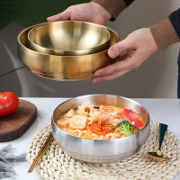 Stainless Steel Double Rice Soup Bowl With Lid Anti-Scalding Korean Cuisine Kimchi Bowl Child Small Bowl Kitchen Food Container