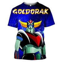 ฤดูร้อน Goldorak เสื้อยืด Anime UFO Robot Grendizer 3D Printing Street Wear ผู้ชายผู้หญิงสบาย ๆ แฟชั่นพลัสขนาดเสื้อยืดเด็กเสื้อยืด XS-5XL