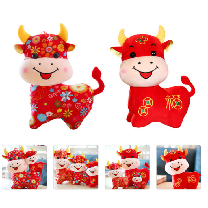 homemaxs-2pcs-chinese-zodiac-ox-cattle-plush-toys-new-year-mascot