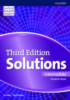 Bundanjai (หนังสือเรียนภาษาอังกฤษ Oxford) Solutions 3rd ED Intermediate Student s Book (P)