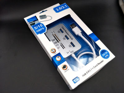 3 Port Aluminum USB 3.0 Hub MS SD M2 TF Multi-In-1 Memory Card Reader Adapter