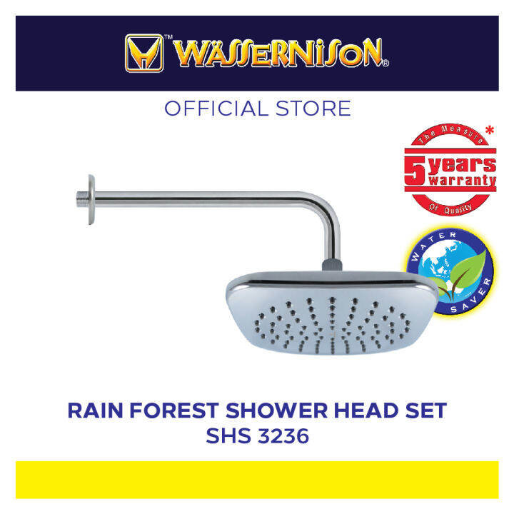 Wassernison 10" Rain Forest Shower Head Set Lazada PH