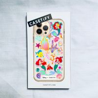 【New products】Casetify X Disney Princess Ariel Beige เคสนิ่ม IPhone 14 13 12 11 Pro MAX Mini XS MAX XR X SE 6 6S 7 8 Plus