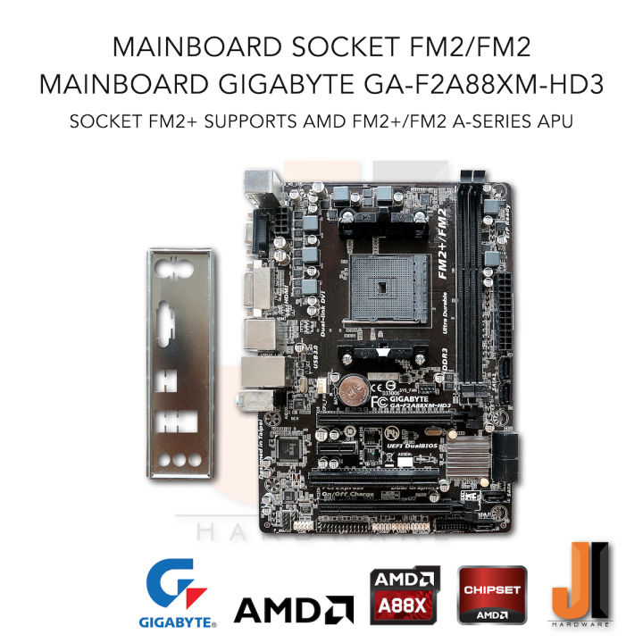 mainboard-gigabyte-ga-f2a88xm-hd3-socket-fm2-fm2-สินค้ามือสองสภาพดีมีการรับประกัน