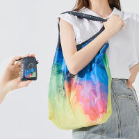 Polybye Super Light Reusable Totebag เป็นมิตรกับสิ่งแวดล้อมไนลอนพับกระเป๋าช้อปปิ้งกระเป๋าถือร้านขายของชำกระเป๋าถุงอาหารกลางวันรีไซเคิล Bag