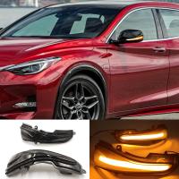 1 Set Dynamic Turn Signal LED Side Mirror Indicator Sequential Light For Infiniti Q30 Q50 Q60 Q70 QX30 QX50 QX60 QX70