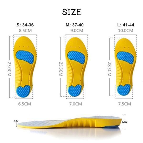 แผ่นรองเท้ากันกระแทก-เมมโมรีโฟม-แผ่นรองเพื่อสุขภาพเท้า-absorption-super-soft-insoles-สีเทาเหลือง