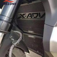 ☼X-ADV ป้องกันสำหรับฮอนด้าฝาครอบป้องกันหม้อน้ำ CNC 750 X ADV XADV 750 2017 2018 2019 2020ป้องกันฝาครอบกระจังหน้าน้ำมันตัวหล่อเย็น