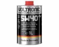 (LOTล่าสุด) VOLTRONIC 5w-40 GT น้ำมันเครื่องสังเคราะห์แท้100% เกรดพรีเมี่ยม ค่าความหนืด 5w40 (5w 40) ขนาด 1ลิตร