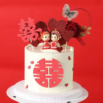 Wedding Couple Cake Topper  Wedding Decoration Singapore