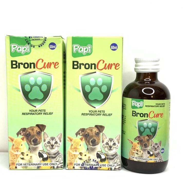 [VETKLIX] 2pcs Papi Broncure Cough & Cold Medicine for Pets (60ml ...