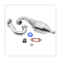 Suitable for HSP Infinite 15004 1/5 RC Remote Control Model Car Exhaust Pipe Replacement Parts Metal