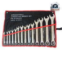 EURO KING TOOLS   ประแจแหวนข้างปากตาย 14 ตัวชุด เบอร์ 10-32 MM