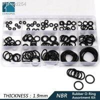 150pcs DIY NBR Sealing O-rings Washer Replacement Durable Rubber O Rings CS1mm 1.5mm 1.9mm 2.4mm OD 6-30mm 15 Sizes DQ006