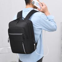 15.6 Inch Mens Large Capacity Business Backpack Multifunctional USB Charging Travel Waterproof Computer Backpack