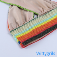 Wittygirlsshop รองเท้ากีฬาแฟชั่น เสื้อครอปแขนกุดเปลือยหลังลายขวางเสื้อกล้ามสําหรับผู้หญิงแฟชั่นฤดูร้อน