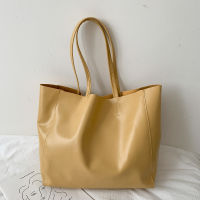 Casual Fashion Big Large-capacity Bag Female 2021 New Trendy Ins Shoulder Handbag Yellow Black White Shopping Tote Bag