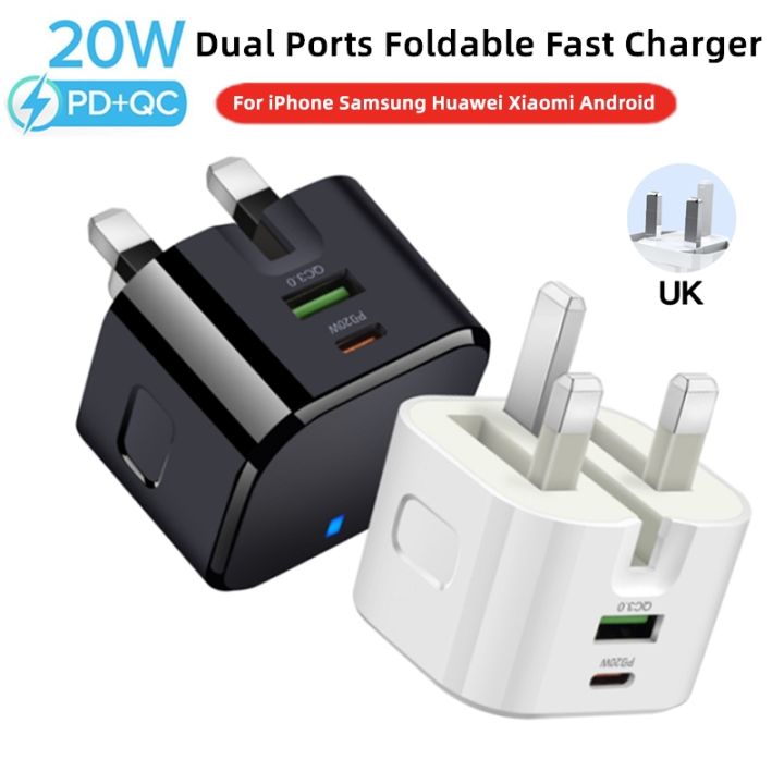For iPhone 15 Pro Max 15 Pro Plus Fast Charging 20W USB-C PD Plug