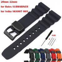 xinpan Sports Silicone Bracelet for Seiko SKX007 009 Watch Band for Rolex DATEJUST SUBMARINER Waterproof Diving Men Wristband 20mm 22mm