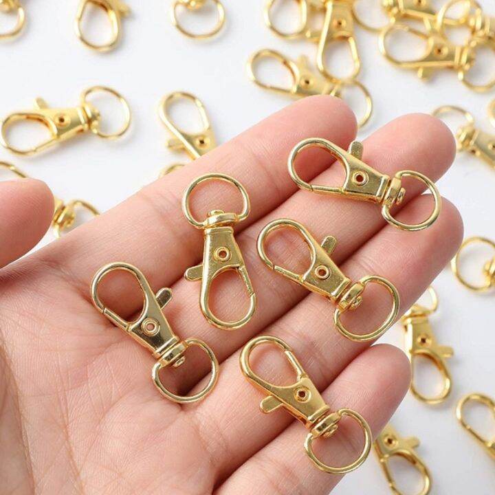 2021100-pieces-gold-swivel-clasps-set-50-pcs-swivel-clasps-50-pcs-bright-key-ring-metal-hook-lobster-claw-for-keychain-craft