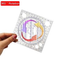 【CC】❀☏  Multifunction Rotatable Template Design Construction Architect Stereo Drafting Measuring Scale Ruler