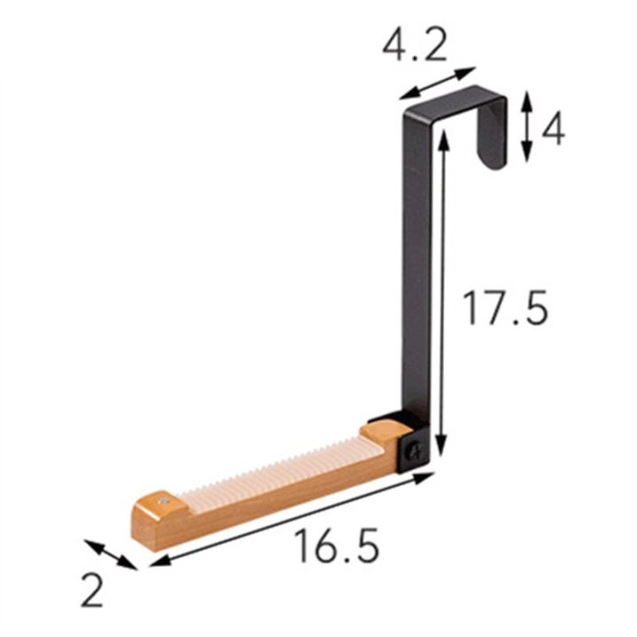 ตะขอประตูหลัง-ไม้แขวนเสื้อ-ชั้นวางกระเป๋า-หมวก-ที่เก็บโดยตรง-พับได้-แบบพกพา-เหล็ก-ไม้-ของใช้ในบ้าน-กุญแจแมว-ออร์แกไนเซอร์