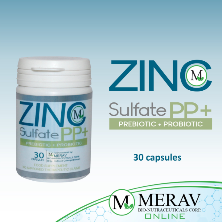 MERAV Zinc Sulfate Capsules Lazada PH