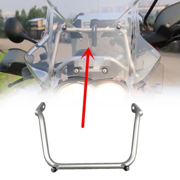 ตัวยึดกระจกรถจักรยานยนต์รองรับการติดตั้งที่เบนทางลมสำหรับ-bmw-r1200gs-2004-2005-2012-r1200-gs-ผจญภัย-adv-กระจกบังลม
