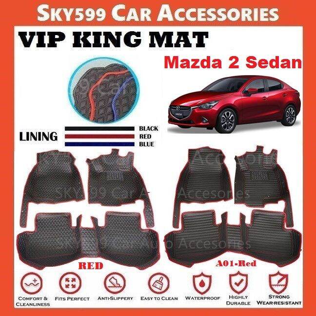 Mazda 2 Sedan 20092018 VIP KING MAT CAR CARPET/CAR MAT FLOOR MAT Lazada