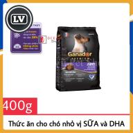 BAO BÌ MỚI Thức ăn cho chó vị sữa và DHA - Thức ăn Ganador Puppy 400g thumbnail
