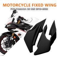 Motorcycle Fixed Wind Wing for Yamaha YZF-R3 YZF-R25 R3 R25 2019 2020 2021 2022 Aerodynamic Winglets Windshield Fairing Black