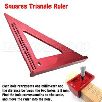 {QQL Hardware Tools} ไม้บรรทัดเส้นงานไม้ T-Type Scribing Gauge-Out เครื่องมือวัดที่มีความแม่นยำ T50การสอบเทียบข้าม