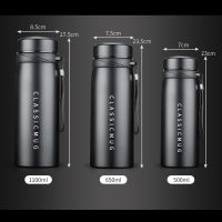 Vacuum Flask Thermos Mugs Coffee For Tea Stainless Steel Cup Portable Car Insulated Bottle Travel Thermal Mug 1100ml650ml500ml