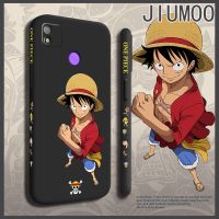 JIUMOO เคสสำหรับ Tecno POP 4,เคสโทรศัพท์กันกระแทกดีไซน์ใหม่ลายการ์ตูนลูฟี่น่ารักขอบด้านข้างเคสป้องกันซิลิโคนนิ่ม