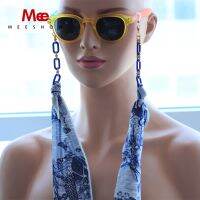 【LZ】⊕✶✸  Correntes de óculos de seda para mulheres Boho Sunglasses Lanyard Holder Summer Strap Hang on Neck Eyewear Accessories Gift for Girls Fashion