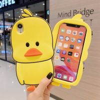 สำหรับ OPPO R11S R17 A7 A5S A12 A11K A31เคสโทรศัพท์3D น่ารักเป็ดสีเหลืองการ์ตูนซิลิโคนนิ่มสำหรับ OPPO A3S A12E A52 A92 A72 A9 A5 2020ฝาครอบเคส Reno4Z