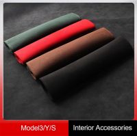For Tesla Model 3 Y S Anti Fur Seat Belt Shoulder Protector Cover Comfort Accessory Soft Padded 2Pcs Seat Covers