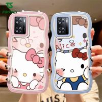 ภาพการ์ตูนน่ารัก Hello Kitty SpongeBob เวฟขอบเคสใส่โทรศัพท์ HP นุ่มฝาหลัง TPU คู่สำหรับ OPPO A17K A16K A15S A31 A3S A52 A92 A53 A54 A55 A77S A74 A93 A95 A1K A5S A12 A11K A58 A78 A57 A76 A96 F9 A36