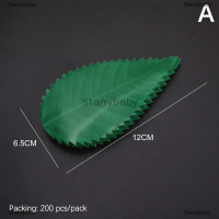Star อุปกรณ์ตกแต่งซาชิมิใบไม้สีเขียวญี่ปุ่น100 200 1000ชิ้นใบไม้สีเขียวตกแต่งซูชิใบไม้พลาสติก