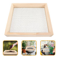 OUNONA Rock Sifter Garden Sieve ดิน Sifter Dirt Sifter Garden Leaves Sifter สำหรับทำสวน