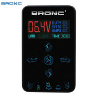 BRONC Tattoo Power Supply อลูมิเนียมอัลลอยด์ Tattoo Power Adapter Touch Multifunctional Tattoo Source พร้อม HD LCD Display