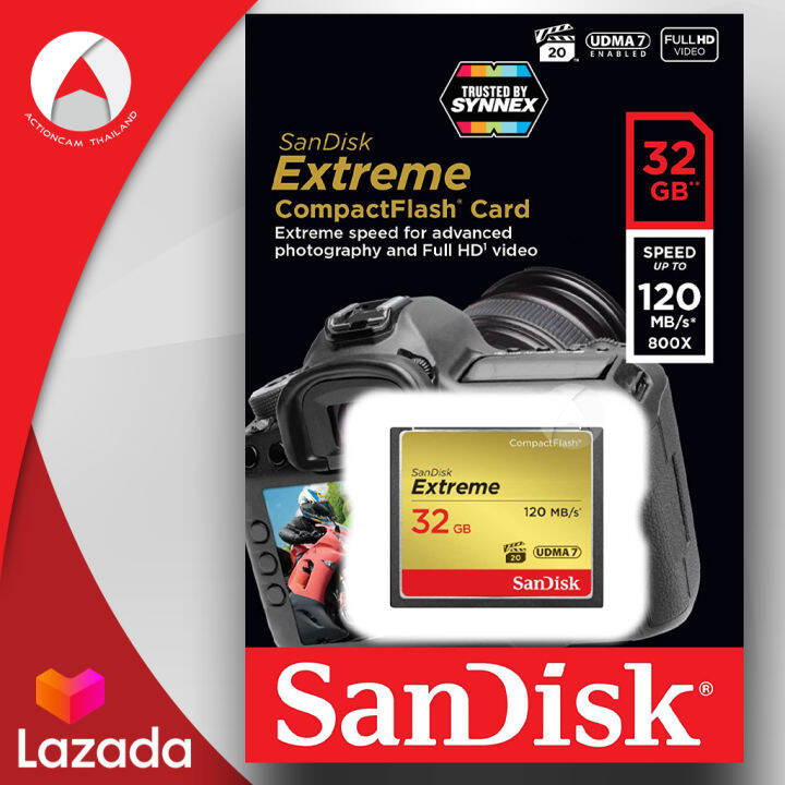 sandisk-extreme-cf-card-32gb-อ่าน-120mb-s-เขียน-85mb-s-sdcfxsb-032g-g46-เมมโมรี่-แซนดิส-กล้องโปร-dslr-กล้องถ่ายรูป