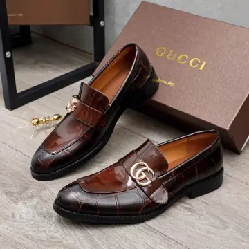 sepatu formal lou is vuitton pantofel pria lv resmi kulit asli mirror  quality