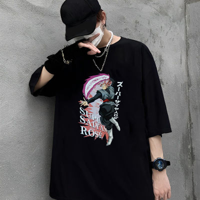 เสื้อยืดคอตตอน เสื้อยืดคุณภาพดี[S-5XL] เสื้อยืดแขนสั้น Dragon Ball Super Goku Black Rose Anime Officially Licensed T Shirt Popular