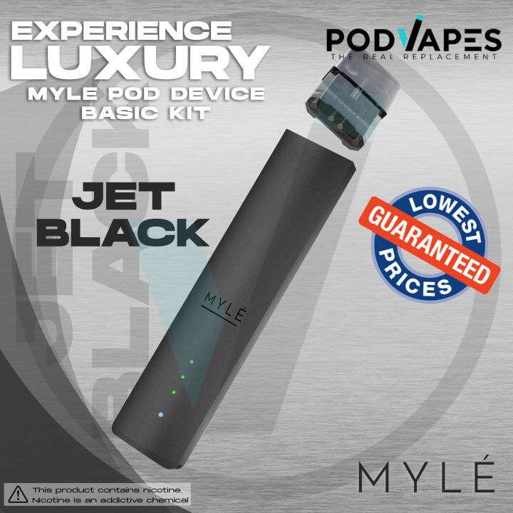 PODVAPES MYLE Pod Device Version 4 Jet Black Lowest Price Guaranteed