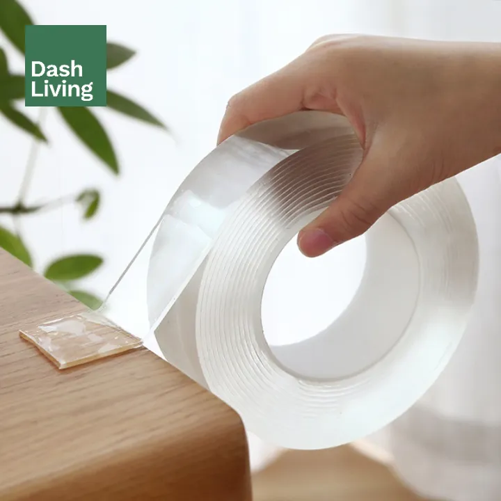 Dash Living DoubleSided Nano Tape Transparent SelfAdhesive Tapes
