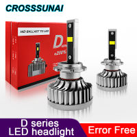 Canbus Car LED Headlight Bulbs No Error Free D1S D2S D2R D3S D4S D4R Auto LED Headlamp For HID Xenon Lights 45W 5000LM 6000K 12V